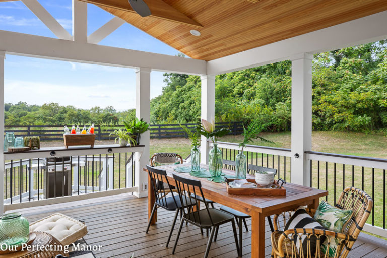 Top Reasons I Love a Covered Deck | Our Perfecting Manor