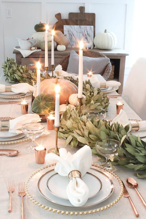 10 Inspiring Tablescapes and Tips for Thanksgiving | Our Perfecting Manor