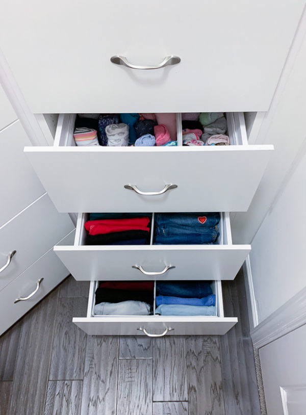 Budget Organizing | Easily Organize a Girl's Walk-in Closet | Our ...