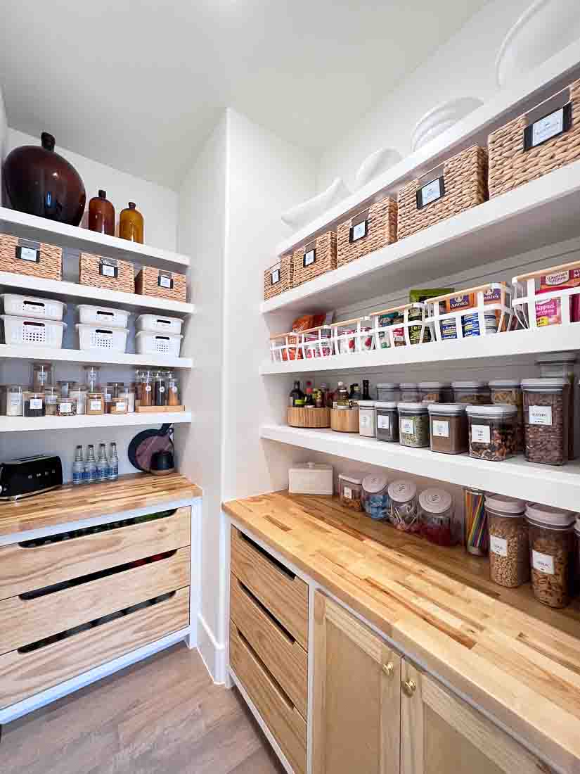 Kitchen cabinet with OXO Containers  Kitchen containers, Kitchen hacks  organization, Kitchen organization pantry